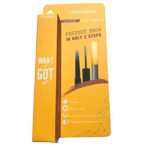 tuan099 Combo Lemonade Want It Got It 02 son kem lì và 01 chì mày #01DarkBrown (5g x2 + 4g) tuan099 | BigBuy360 - bigbuy360.vn