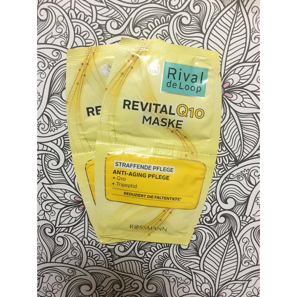 Mặt nạ Rival de Loop - Revital Q10 - giảm nếp nhăn