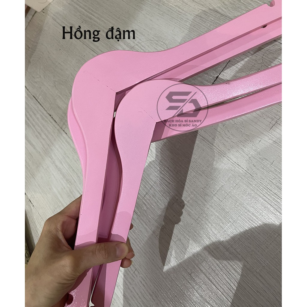 Móc Gỗ Treo Quần Áo KTN Gỗ Hồng 44.5cm (10 móc)