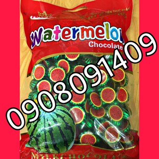 Kẹo Chocolate Hình Quả Dưa Hấu (1Kg)