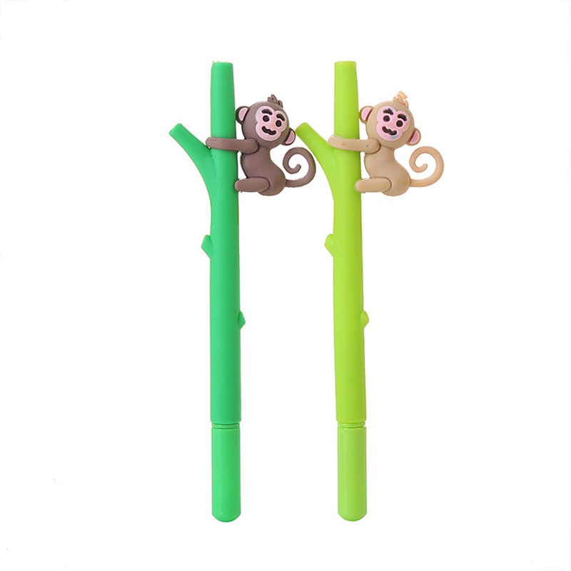 Bút Mực Nước Mực Đen 0.5MM Hình Chú Khỉ