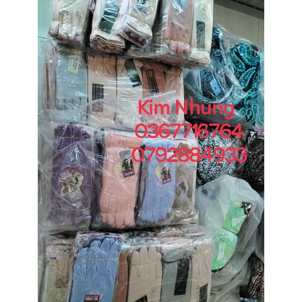 Găng tay chống nắng thêu