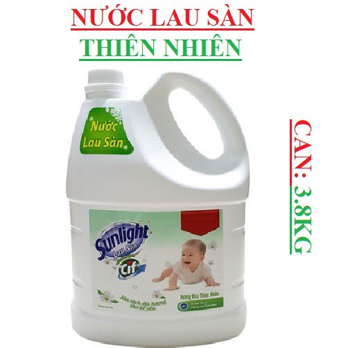 Lau Sàn Sunlight Tinh Dầu Thiên Nhiên Can 3.8kg