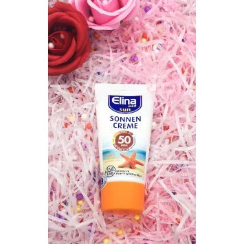 Kem chống nắng Elina cho người lớn và trẻ em - Kem chống nắng kết hợp 2 tác nhân - Tuyp 50ml