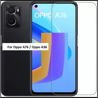 Kính cường lực Oppo A76 / Oppo A36 (Không Full)