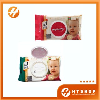 Khăn Giấy Ướt Mamamy 100 Tờ Siêu Mềm, An Toàn Cho Bé