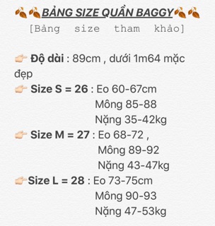 🌻 BAGGY TRƠN + ẢNH THẬT🌻