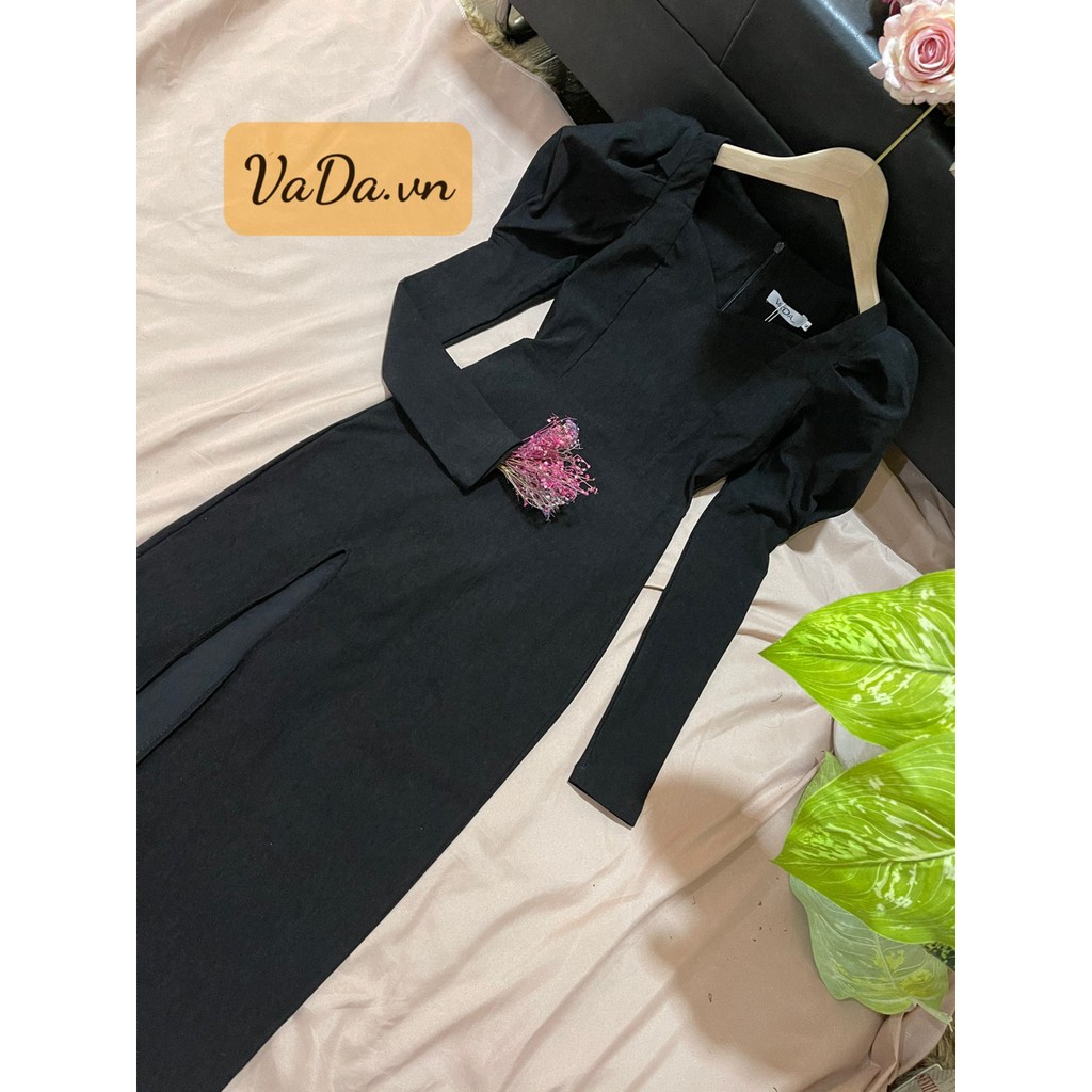 Đầm boddy tay phồng, sẻ đùi khoe chân dài miên man xinh yêu đi tiệc đi chơi cà phê - Thời trang VADA - VB9 | BigBuy360 - bigbuy360.vn