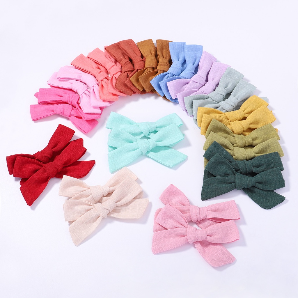 Cặp kẹp tóc KIDSBOWS hình nơ 3.9 inch thời trang cho nữ