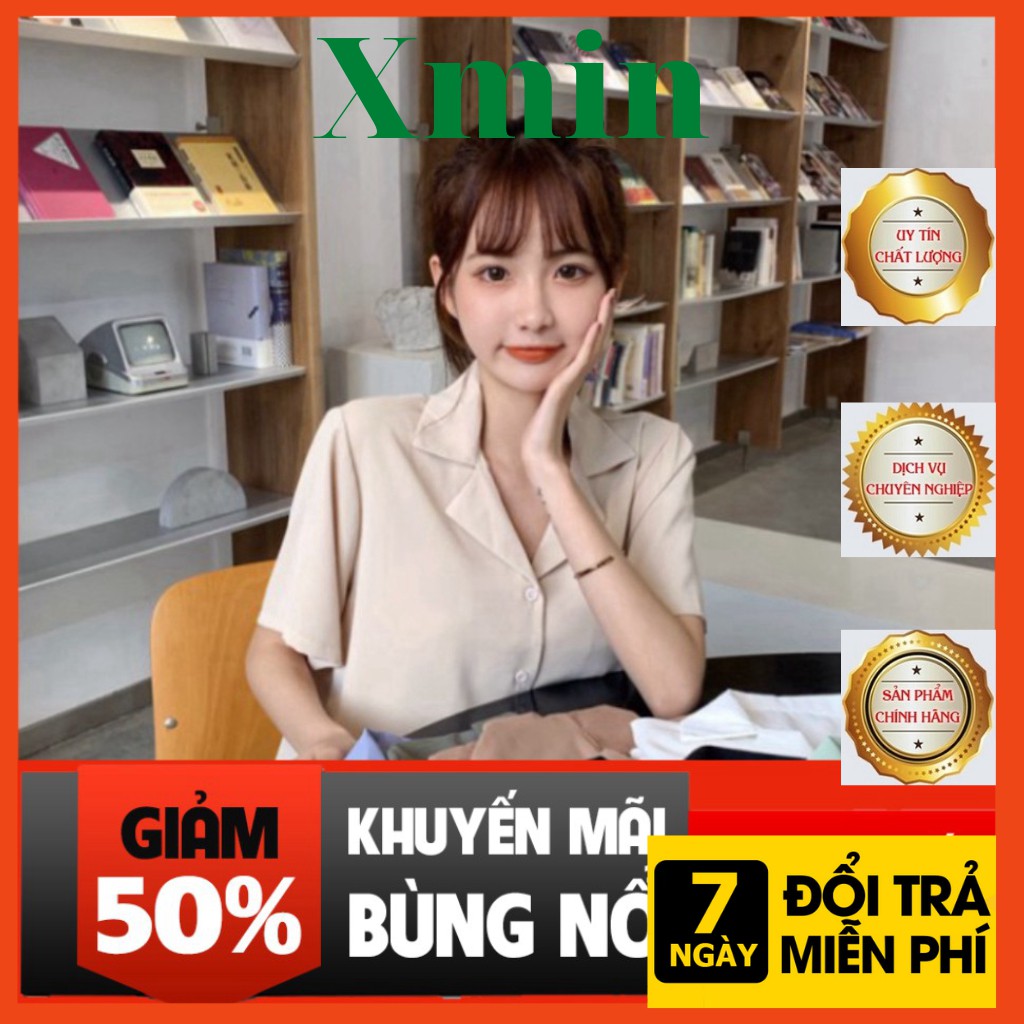 Áo Sơ Mi Tay Ngắn Cổ Bẻ Phong Cách hihishophaha aosomiredep | BigBuy360 - bigbuy360.vn