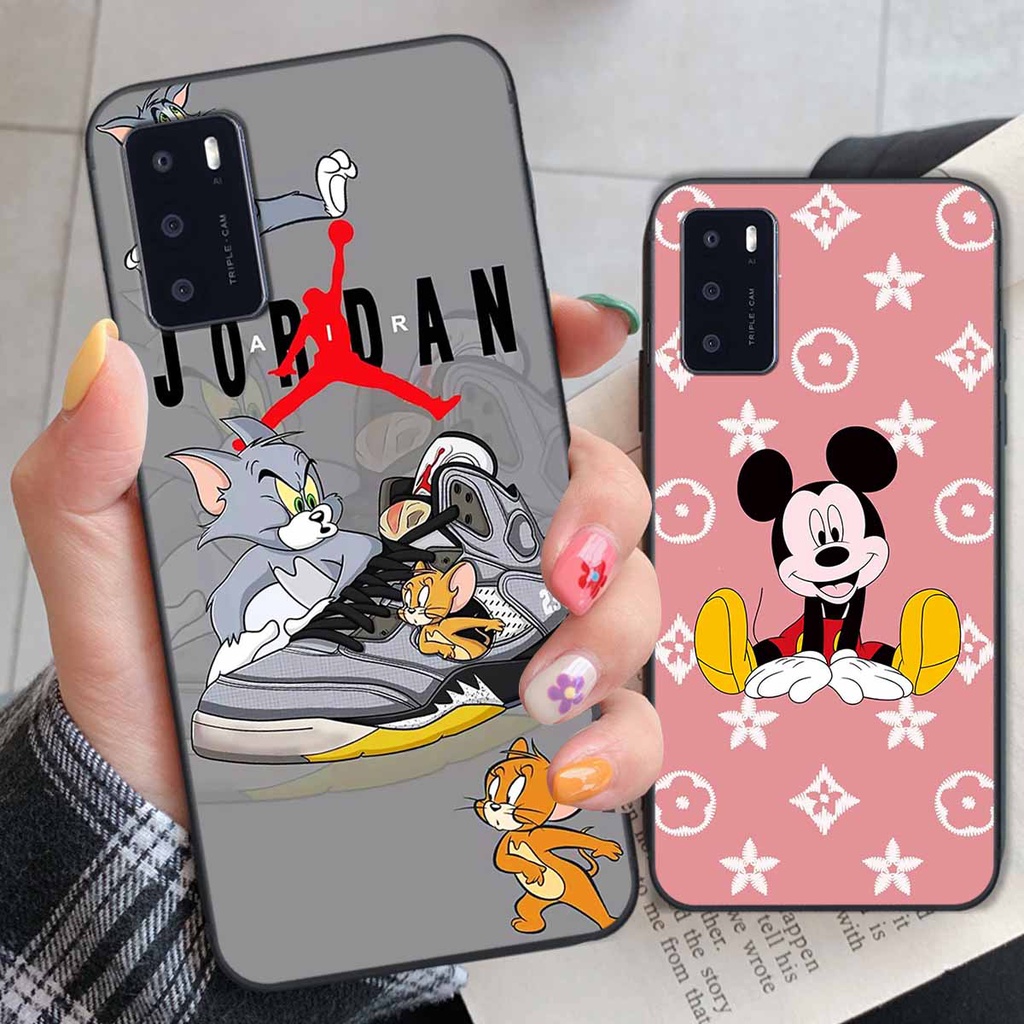 Ốp lưng Oppo A16 hình bạch tuyết, thời trang, mèo chuột phong cách - Giá rẻ nhất