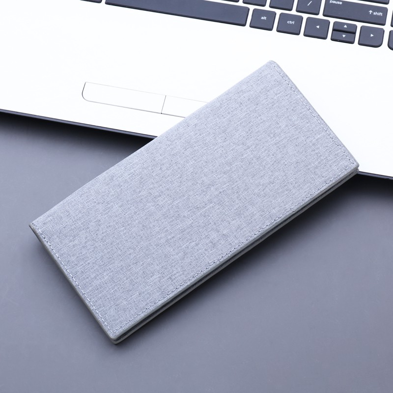 Ví Dài Bằng Vải Canvas Siêu Mỏng Phong Cách Nhật Bản Dành Cho Nam