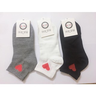 Tất tim cute cổ ngắn Hàn Quốc