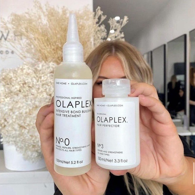 Combo Phục hồi tóc hư tổn Olaplex No.0 & No.3 155ml/100ml