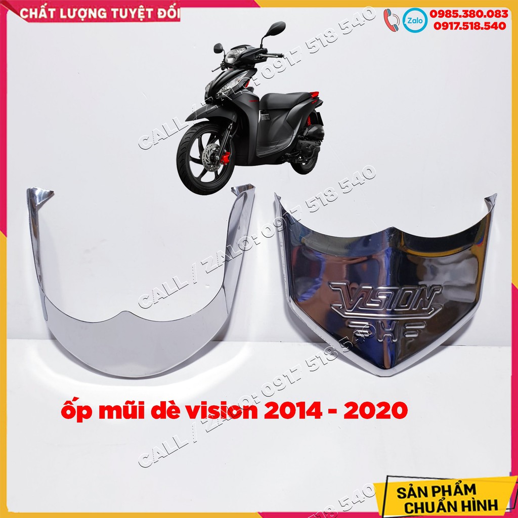 🏍 Ốp Mũi Dè Trước , Sau iNox Sh mode / Air Blade 2020/ Wave A / Wave Blade / Lead / Vision / Future Fi ( Gía 1 Cặp ) 🏍