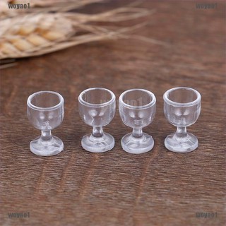 Bộ 4 Ly Rượu mini Tỉ Lệ 1: 12 Trang Trí Nhà Búp Bê