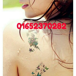 Hình xăm dán tattoo  bông hoa