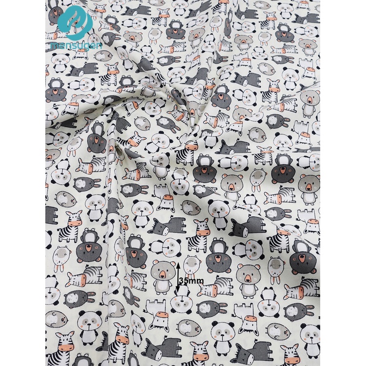 Tấm Vải 100% cotton Họa Tiết Hoạt Hình Đáng Yêu
