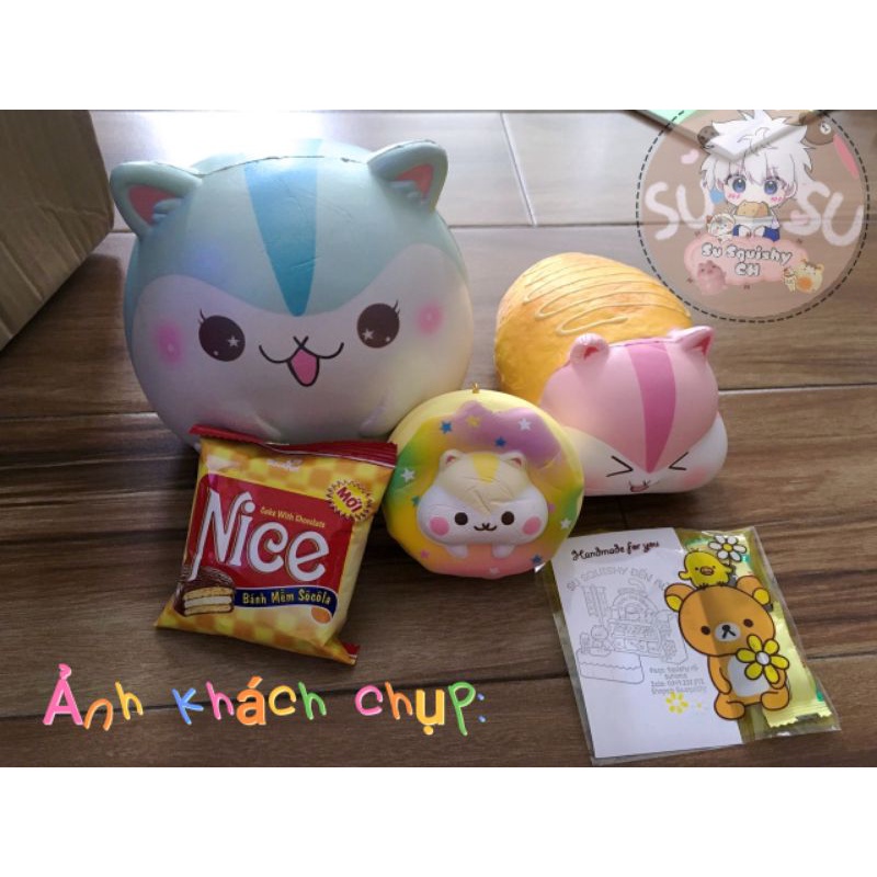 Đồ chơi bóp mềm Squishy chính hãng Popular Poli Ú size To