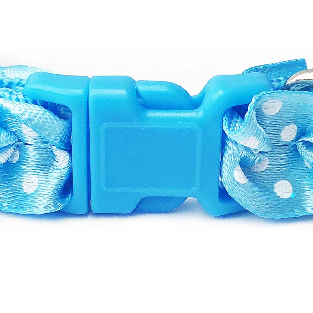 YIYU Vòng cổ họa tiết chấm bi đính chuông đáng yêu cho thú cưng