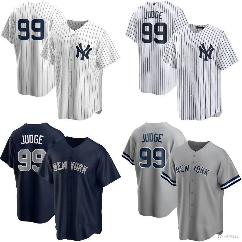 Áo Thun Bóng Chày Mlb New York Yankees No.99 Judge Đơn Giản Dành Cho Nam Và Nữ