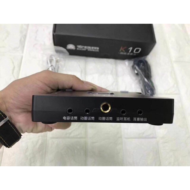 Bộ thu âm tạo vang K10 (Soundcard XOX K10)