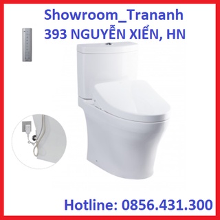 Bồn cầu toto cs769d kết hợp nắp điện tử/ nắp rửa cơ, bệt toto 2 khối két dời