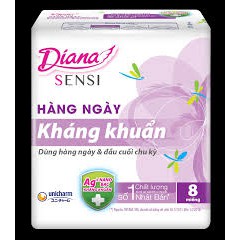 Băng vệ sinh Diana Hàng Ngày Kháng Khuẩn 20 - 40