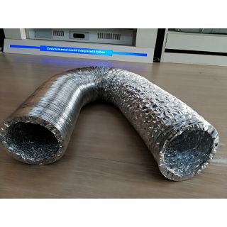 Ống gió bạc máy hút mùi D125mm x 1m