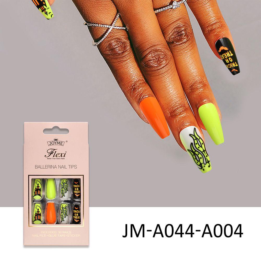 Bộ 24 Móng Tay Giả Loại Ngắn / Dài Có Thể Tháo Rời DIY