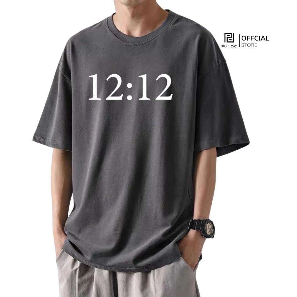 Áo thun PUNDO unisex tay lỡ áo phông ullzang size đến 95kg ATPD82