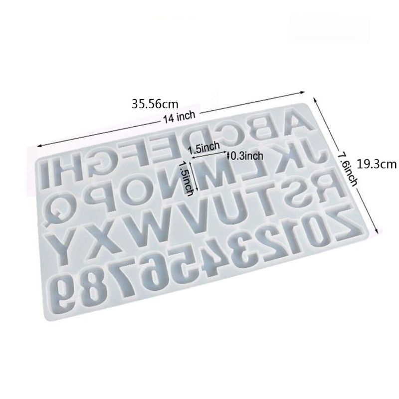 Bộ Khuôn 26 Chữ Cái Tiếng Anh Làm Trang Sức