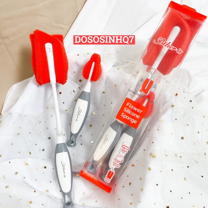 Bộ cọ rửa bình sữa silicone Mother Is