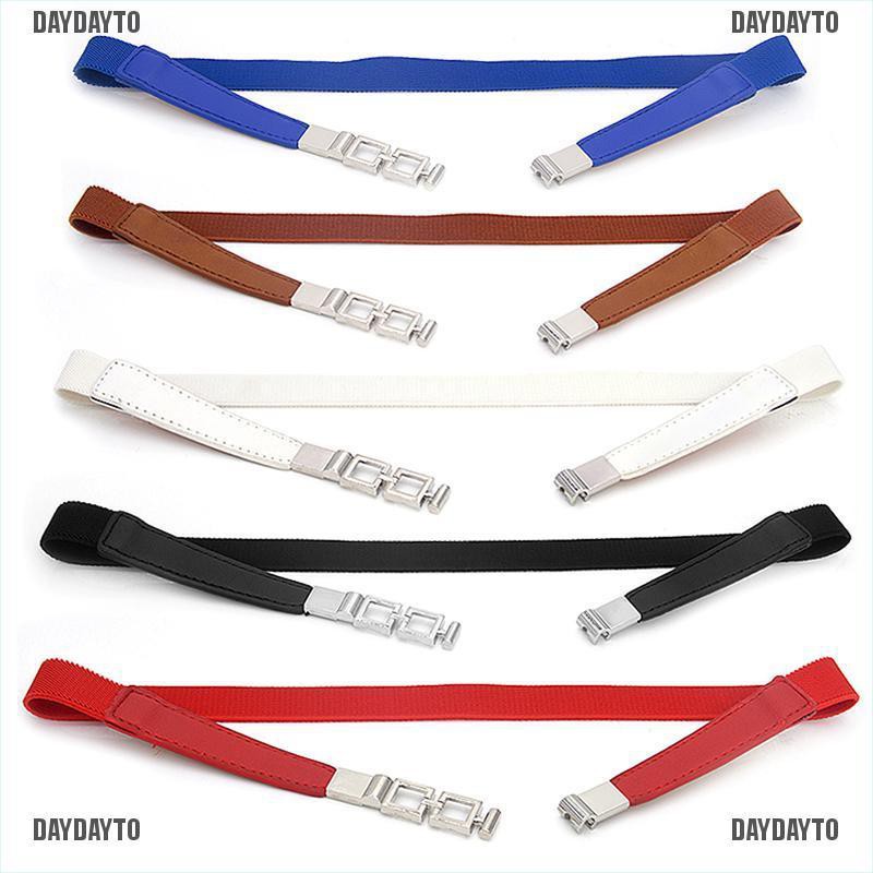 Thắt Lưng Bản Nhỏ Co Giãn Có Khóa Cài Dành Cho Nữ Mặc Đầm