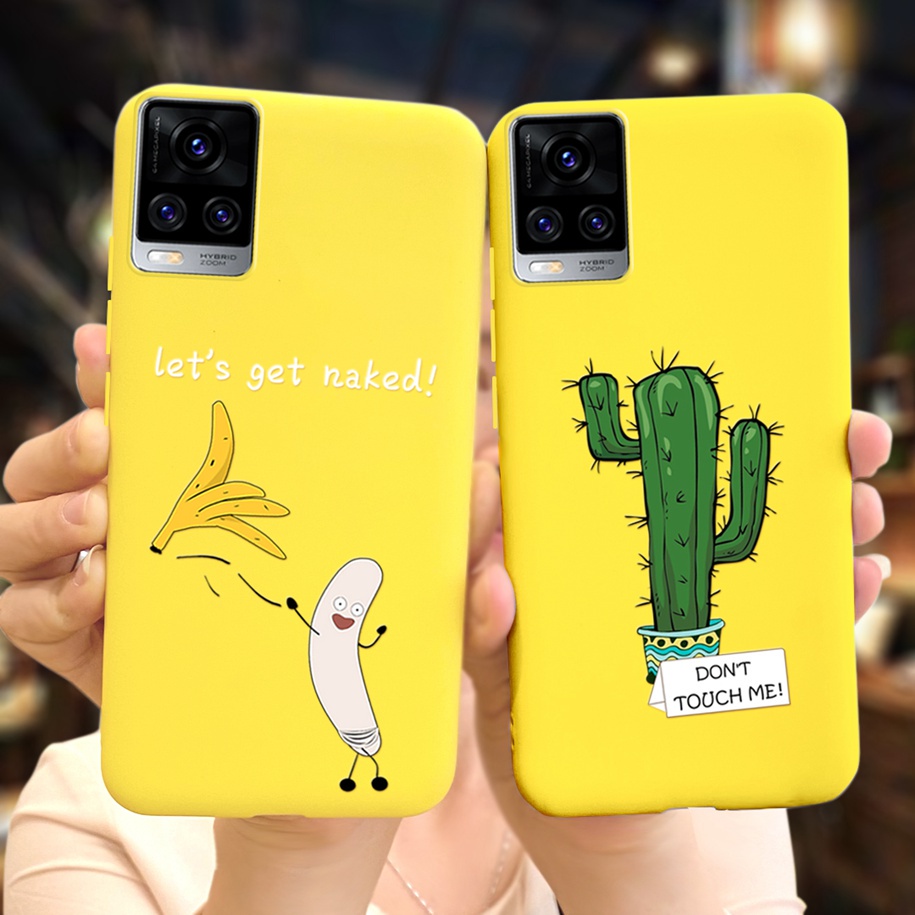 Ốp điện thoại TPU màu kẹo chống rơi chống sốc cho Vivo V20 Vivo V2025 V2024 6.44 inch