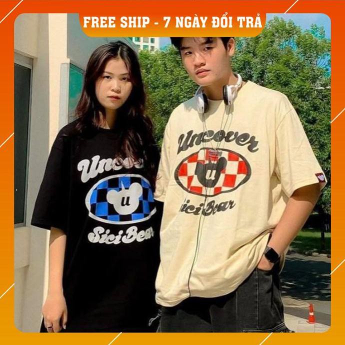 áo thun tay lỡ form rộng nam nữ uncover full tag | BigBuy360 - bigbuy360.vn