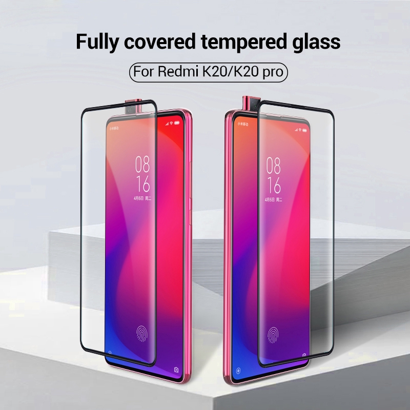Xiaomi Redmi K20 Pro Tempered Glass Screen Protector For Xiaomi RedmiK20Pro 9H Full Glue Screen Protector &amp; Camera Lens Glass Protector