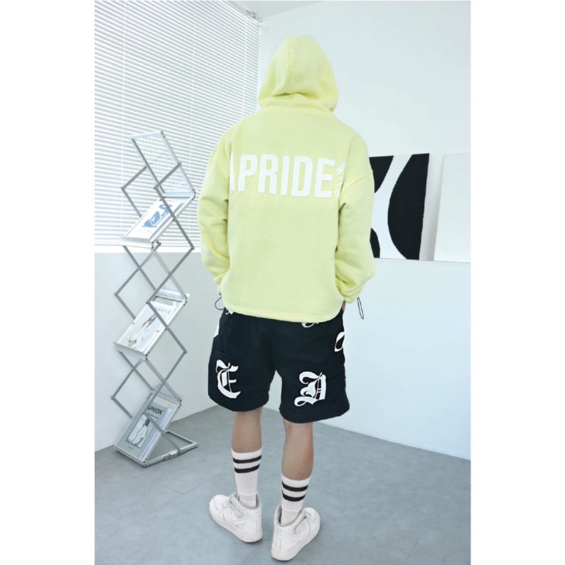 Apride Hoodie Basic + 2 Túi Vàng Chanh / Áo Hoodie Aprde Basic Canary Yellow