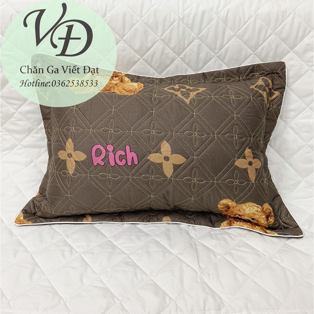 Vỏ Gối Đầu Trần Bông ( 1 Chiếc Vỏ Gối )