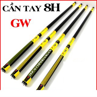 Cần Câu Tay GW - 8h chất lượng Cao Đánh Bắt Bạo Lực, Cần Câu Cá Dạng Rút [Hàng Chính Hãng] [Quà Tặng 89k]