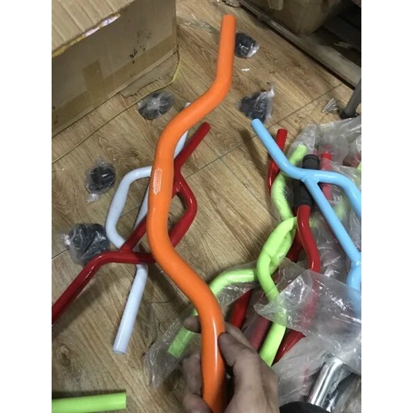 Ghi đông fixed nhiều màu cao dành cho xe đạp