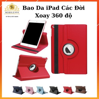 Bao Da iPad - Xoay 360 độ - Tiện lợi - Thời trang - Đa màu sắc - Chống sốc - Bền đẹp - Full các đời iPad