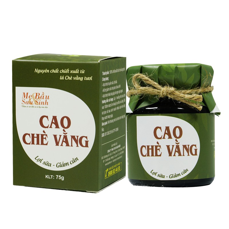 Cao chè vằng lợi sữa giảm cân Bảo Nhiên lọ 75 gram