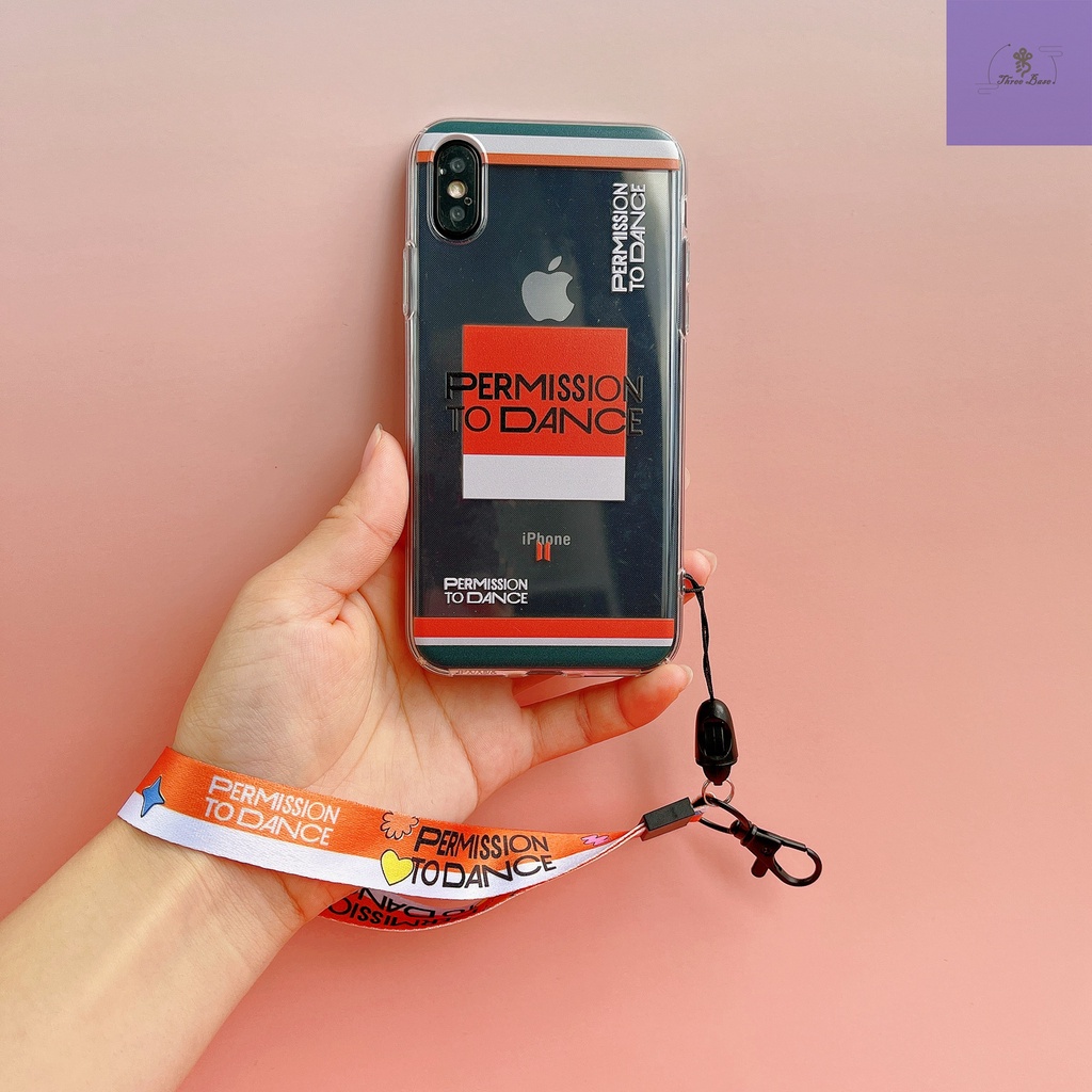 Dây đeo cổ gắn điện thoại hình nhóm nhạc Kpop BTSS 2021