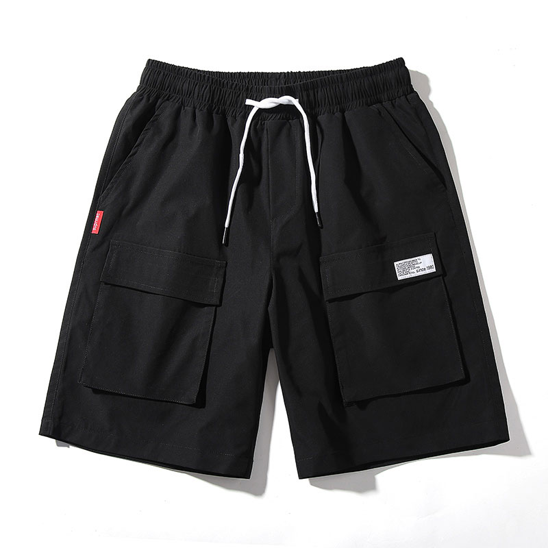Quần ngắn cargo thời trang đi biển thắt dây dành cho nam