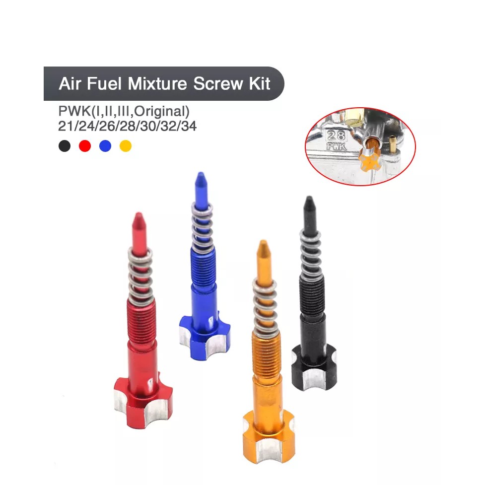 SCL MOTOS Dễ Dàng Điều Chỉnh Hỗn Hợp Nhiên Liệu Vít Bộ Chế Hòa Khí Xe Máy Xe Máy ATV Carb PWK Motor_123CLICKVN