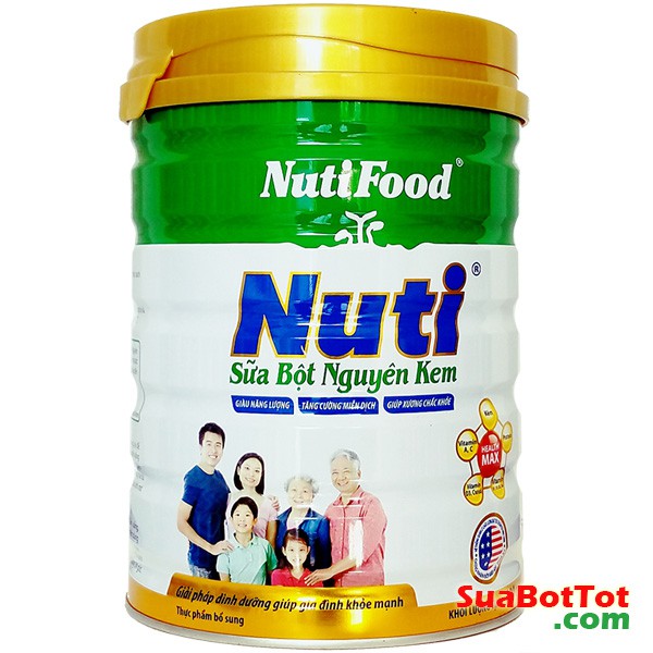 Sữa Nuti nguyên kem lon 900g