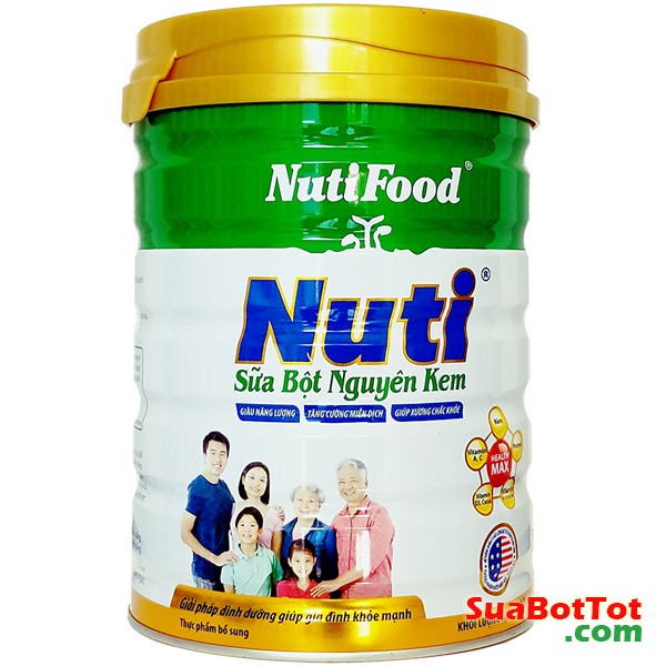 sữa Nuti nguyên kem lon 900g