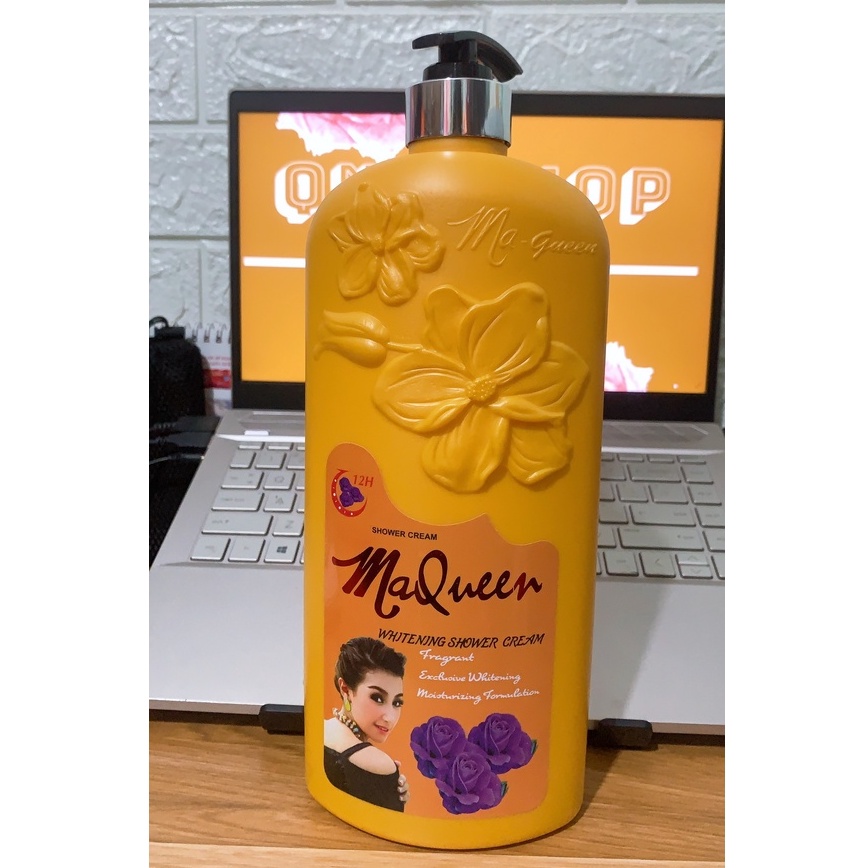 Sữa Tắm MaQueen Hương Nước Hoa Thái Lan 1200ml - Sữa Tắm Cao Cấp Dưỡng Ẩm, Trắng Da Mờ Thâm Toàn Thân