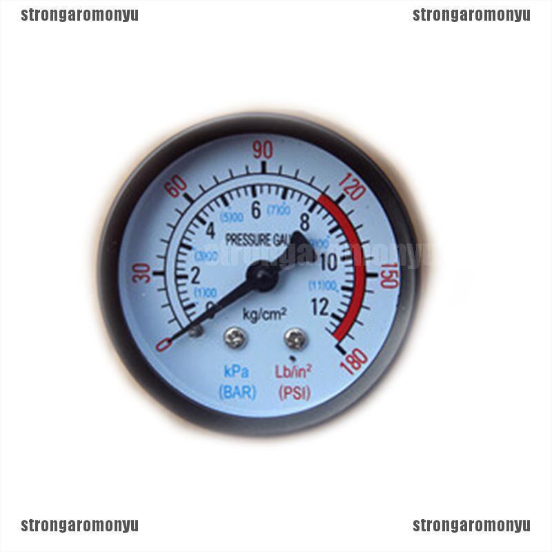 Đồng Hồ Đo Áp Suất Khí Nén 0-180psi 0-12b Chuyên Dụng